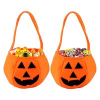Panier à bonbons et seau de sorcière en non-tissé pour Halloween 2026