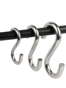 Ganci per Attrezzi Steeltreks, Ganci a S in Acciaio Inox Resistenti per Appendere Vestiti, Ganci di Sicurezza in Metallo - Product Image 5