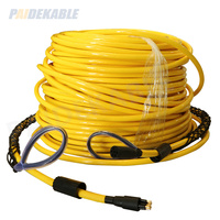 Câble de liaison ROV PAIDE nouvelle tendance 3x2x23AWG à 6 conducteurs en cuivre torsadé, isolation PE, double gaine PUR, gaine en maille Kevlar