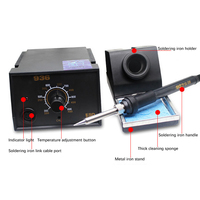 Stasiun Solder Profesional Portabel Bebas Timbal 60W dengan Temperatur yang Dapat Disesuaikan dan Digital Cerdas