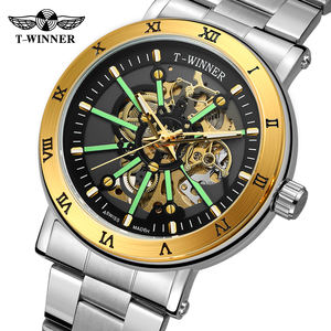 Reloj mecánico automático de lujo con correa de acero inoxidable de nuevo diseño ganador, relojes de pulsera luminosos para hombres - Product Image 3