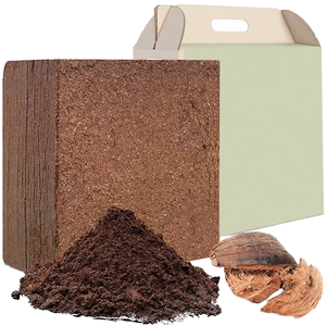 Organic Coco Peat <b>Block</b> for Vegetable Growth Eco-Friendly Nutrient-Rich Brown Dry State Pest Disease Resistant Garden Potted - Product Image 1