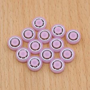 Perles acryliques roses rotatives, composants de bricolage de style roulement bijoux artisanat Fidget accessoires porte-clés faisant des fournitures de perles de décoration - Product Image 5