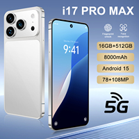 Teléfono Inteligente Shengyouyuan A17 Pro, Pantalla de 7.3 Pulgadas, Octa Core, Cámara Trasera de 108mp, HD OLED 120Hz, 5G LTE, Batería de 8000mAh, Android 15.0, 16+512GB