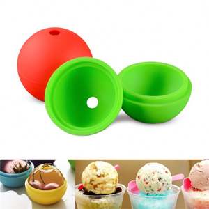 Vente chaude 2.5 en 6 cm Flexible Silicone Moule À Glace Boule Moule À Glace Silicone Maker pour Fête Saison D'été Silicone Plateau À Glaçons - Product Image 6