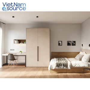 เทรนด์การออกแบบ2024วัสดุไม้เฟอร์นิเจอร์ห้องนอนที่อยู่อาศัยของนักเรียน-เฟอร์นิเจอร์ที่อยู่อาศัยของนักเรียนในโรงงานแหล่งเวียดนาม - Product Image 3