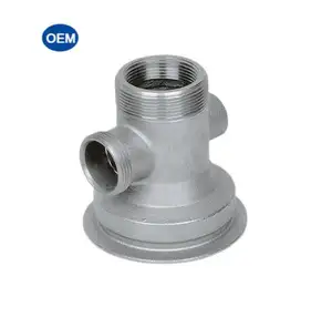 Piezas de válvula industrial de fundición de precisión, diseño personalizado OEM, fundición de aluminio y acero inoxidable
