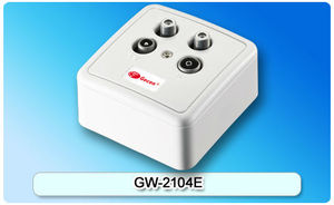 Gecen Tường Ổ Cắm SATV CATV FM GW-2104E - Product Image 3