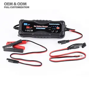 Hot Sale 12V 6A Pulse Repair Automatic Intelligent Car Battery Charger Factory Direct for Car Battery Charging