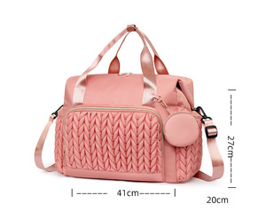 Toptan Fabrika Özel Tasarım Anne Çantaları Çok Fonksiyonlu Bebek Bezi Çantası Seyahat Seti Anne Sırt Çantaları Alt Açma Minderli Seyahat Çantası - Product Image 3