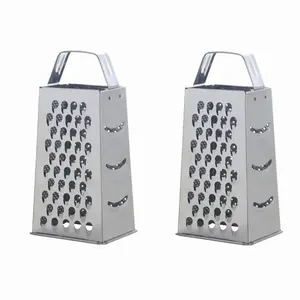 Professional 4 side multi function steel cheese vegetable ginger grater