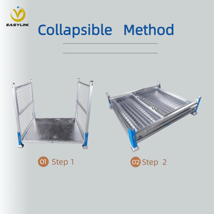 Easylink-Maßgefertigtes Q235 Stahl Pulverbeschichtetes Nestainer-Palettenregal Erdbebensicher Zerlegbar Stapelbar Lagerung - Product Image 3