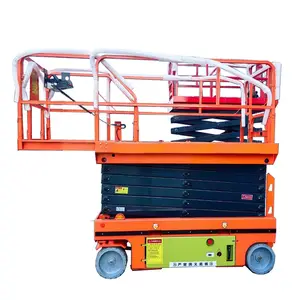 Warehouse hydraulic lifting platform cargo lift table electric small mini scissor lifter