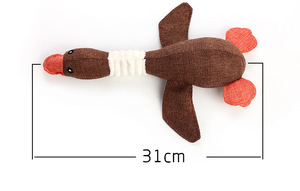 リネンきしむ犬の噛むおもちゃ安全で健全なペットのきしむおもちゃ - Product Image 6