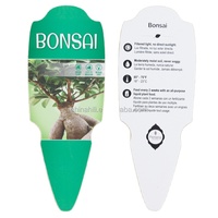 Tanaman Label tempel dan Tag bunga Bonsai