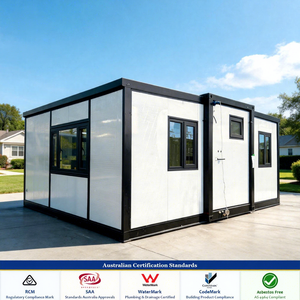 Casa Modular Expandible de Latón sin Plomo, Estándares Australianos NSF 61, 20 Pies, 4 Dormitorios, 2 Baños, Galvanizada, Tipo Bungalow - Product Image 1