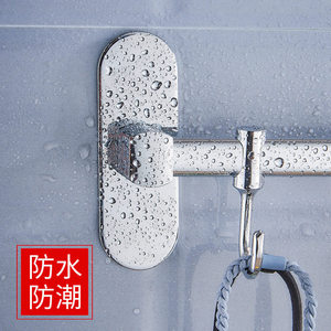 Ou Shumei Porte-serviettes mural en acier inoxydable de 10 m, auto-adhésif, à barre unique, pour salle de bain - Product Image 3