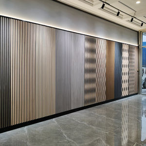 AKUPANEL fonoassorbente della parete del <span class=keywords><strong>pannello</strong></span> di legno acustico per i pannelli di parete della lamella della scuola - Product Image 4