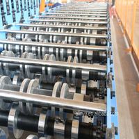 Machine de fabrication de tuiles métalliques en zinc trapézoïdales à grande vitesse pour toitures en béton, à vendre