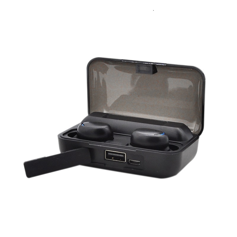 8D Stéréo 2000Mah F9-5 Vrai Sans Fil F9 Mini Bass Écouteurs F9 Avec Étui De Charge Lcd Affichage Casque