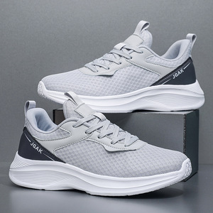 Chaussures de course décontractées pour hommes, taille extra large, respirantes, en maille, légères, semelle souple, pour l'été - Product Image 2