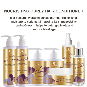 Shampooing et revitalisant pour <span class=keywords><strong>cheveux</strong></span> bouclés crépus sans sulfate, soin capillaire biologique pour enfants, marque privée OEM - Product Image 3