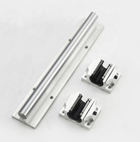 Rail de guidage linéaire en aluminium TBR16 -1000mm TBR16UU, bloc coulissant pour routeur CNC