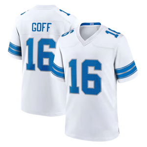 2025 Venta caliente 18 Isaac TeSlaa jugador juego cosido de alta calidad bordado Rugby fútbol americano Jersey - Product Image 6