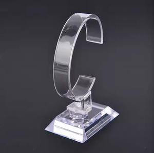 Présentoir pour Montre en Plastique Transparent en Forme de C Support de Montre Porte-Bijoux Support de Vitrine pour Bracelet - Product Image 2