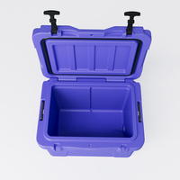 Glacière de camping extérieure rotomoulée LLDPE+PU 30/35/50QT avec compresseur, maintien de la glace pendant 5 jours, pour bière/vin/appâts, boîte de chaîne du froid