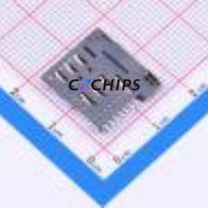 SIM-002-P7 SIM Card Connector SMD,P=1.27mm Connector Self-Return Type Micro SIM Card Card Holder 1.35mm - Product Image 2