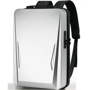 Wholesale bags for men on sale slim bag-Travel Cool Hard Shell PC Backpack Waterproof Easy to Clean Business Men Laptop Backpack