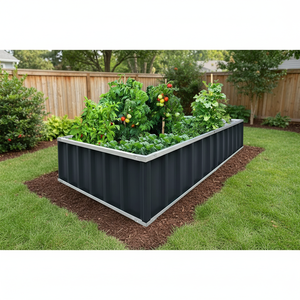 Lit de jardin surélevé GB17490-H30, lit de jardin surélevé, lit de jardin extérieur galvanisé - Product Image 1