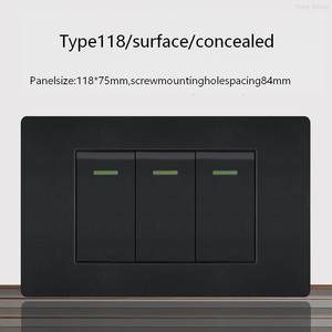 Interrupteur mural électrique standard 1/2/3 pour hôtel, prise murale électrique domestique - Product Image 5