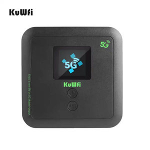 Kuwfi băng tần kép 3.5Gbps 6000mAh di động <span class=keywords><strong>wifi</strong></span> router với khe cắm thẻ Sim 32 người dùng 5G bỏ túi <span class=keywords><strong>Wifi</strong></span> 3000m Modem không dây truy cập dữ liệu - Product Image 1