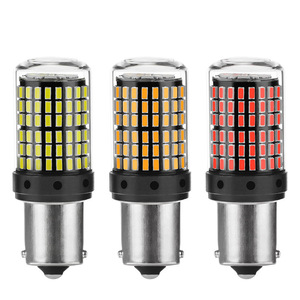 Ampoule LED BA15S 1156 pour clignotant, 18 mm, lampe de signalisation 13 mm x 53 mm, contact unique pour mise à niveau automobile - Product Image 1