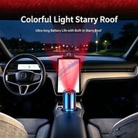 Diffuseur d'arômes et humidificateur intelligent pour voiture, lampe d'ambiance ciel étoilé, décoration intérieure haut de gamme, lumière parfumée