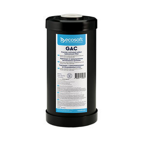 Cartouche filtrante Decosoft Gac 4,5 pouces H 10 pouces Charbon actif granulaire pour filtration d'eau - Product Image 1