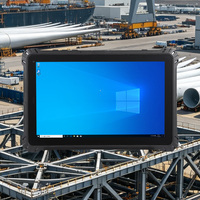 Tableta PC con Escáner de Huellas Dactilares de Carga Rápida Windows/Linux para Seguridad en el Campus Escolar, 10.1 Pulgadas, Alto Rendimiento, MIL-STD-810H