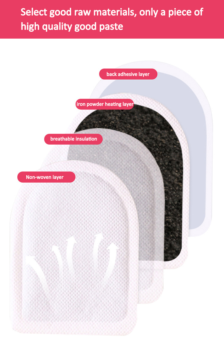 wholesale winter foot warmer self heating foot warming pad foot patch toe warmer
