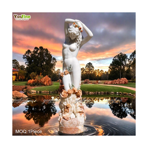 Estatua de Flora de Mármol Blanco de Tamaño Real, Escultura de <span class=keywords><strong>la</strong></span> Diosa Romana de las Flores Tallada <span class=keywords><strong>a</strong></span> Mano, Estatua de <span class=keywords><strong>la</strong></span> Diosa de <span class=keywords><strong>la</strong></span> Primavera para Jardín de <span class=keywords><strong>Villa</strong></span> u Hotel - Product Image 4