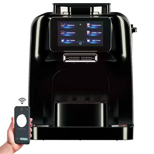Intelligence Automatic Touch Screen Espresso Coffee Machine With Wifi Control