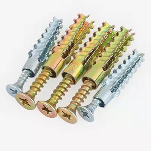 <span class=keywords><strong>Vis</strong></span> autotaraudeuses légères en métal galvanisé argenté pour fixation d'arbre de Noël, avec tube d'expansion pour briques creuses - Product Image 1