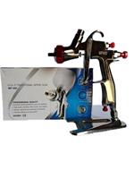 Kit professionnel de pistolet de pulvérisation d'air d'alimentation par gravité HVLP avec buses de 1.3mm ensemble de pistolet de pulvérisateur de peinture à air automobile