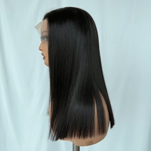 Parrucca Frontale in Pizzo 13*4, <span class=keywords><strong>Capelli</strong></span> Remy Vietnamiti, Densità 200%, Nodi Sbiancati <span class=keywords><strong>Lunghi</strong></span>, Senza Colla, <span class=keywords><strong>Parrucche</strong></span> in <span class=keywords><strong>Capelli</strong></span> Umani Vergini - Product Image 4