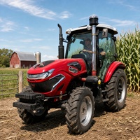 Tracteur de 120 CV avec cabine climatisée et boîte de vitesses multi-vitesses pour les opérations agricoles mixtes en Amérique du Sud