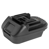 Adaptateur de batterie DM18M adapté à l'outil Ma kita BL1830B BL1850B 18V, fonctionne pour Dew alt 20V pour batterie Milw aukee 18V avec port USB