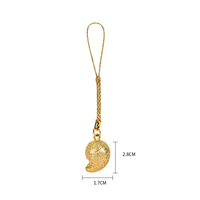 Clochettes en métal colorées de haute qualité en gros, pendentifs Magatama, cloche en laiton décorative