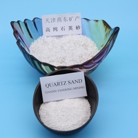 Sable de silice granulaire de quartz super blanc pour la filtration de l'eau, sable de silice de quartz blanc pur, pierre de quartz naturelle SiO2