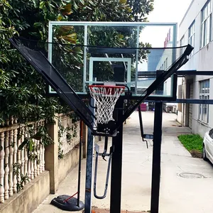 BR02 basketbol Rebounder Net dönüş sistemi geleneksel kutup ve duvara monte çemberler için taşınabilir atış eğitmen